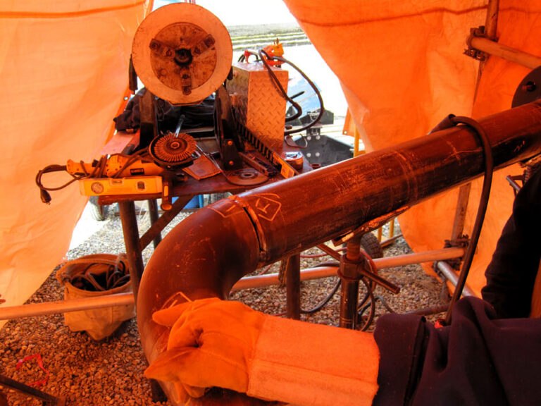 003_Field Fabrication Piping Components being assembled