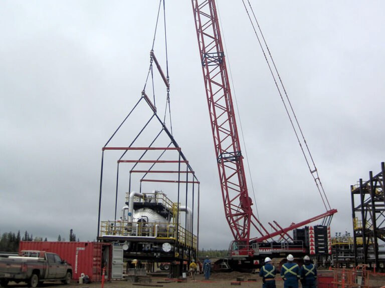 008_SAGD Equipment being placed